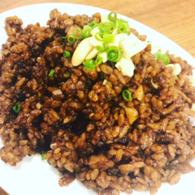 パラパラ黒炒飯
