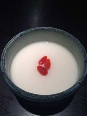 なめらか杏仁豆腐