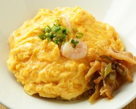 玉子と海老の炒飯