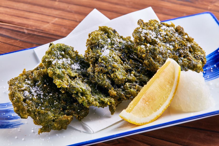 【おすすめ】青さ海苔の天ぷら（590）