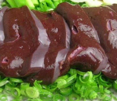 厳選！馬レバー刺（￥1620）