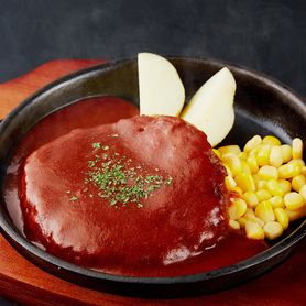 ラムハンバーグ定食・A