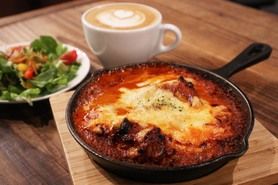 半熟卵のカレードリアランチ