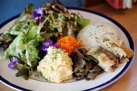 ビーマイセルフ　プレートランチ（デリ4～5種とライス）