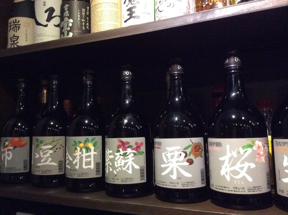 和リキュール各種（¥800〜）