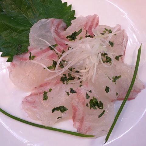 真鯛のカルパッチョ 