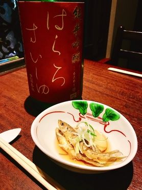 チャービル、浜松の雫、わかさぎの南蛮漬け