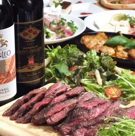 高級ワイン当て！そのままプレゼントコース　3時間飲み放題付（金土2時間）　\3980円(税別)