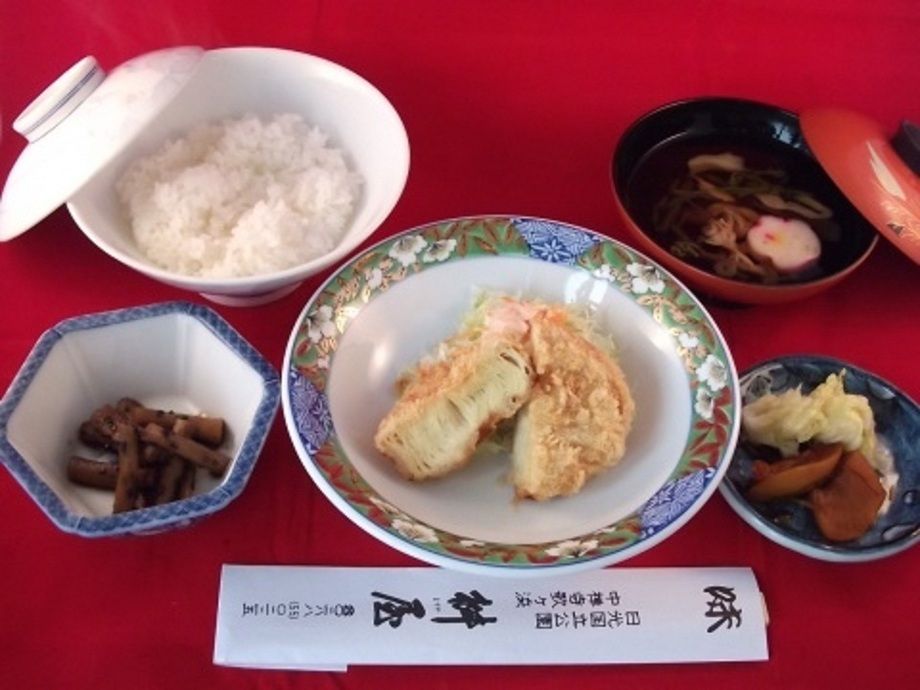 湯波フライ定食