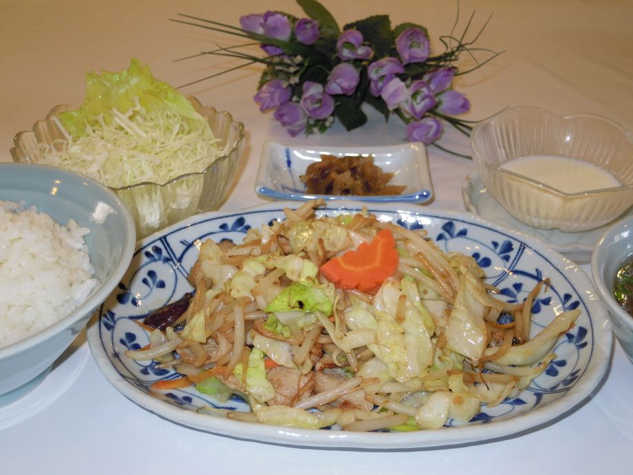 野菜炒めランチ