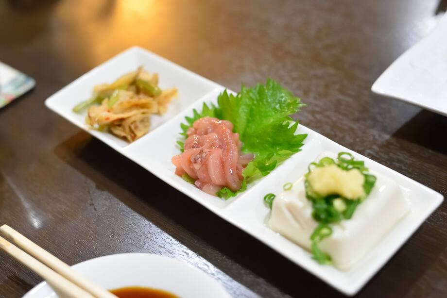 お通し３品盛り