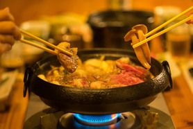 【お鍋で宴会！】大和牛鍋プラン（並：国産牛）　全7品＋120分飲み放題(忘年会 女子会 貸切 )