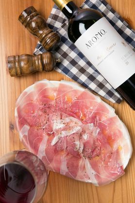 パルマ産生ハムのスライス 