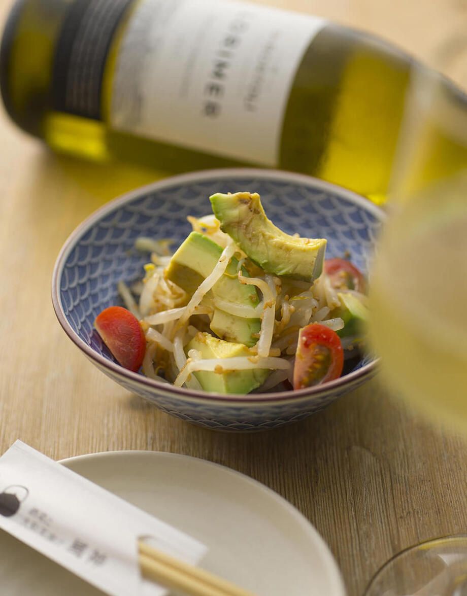 もやしとアボカドのナムル 