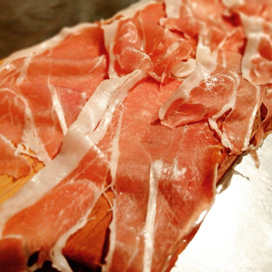 切りたて生ハム（￥1400）