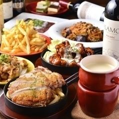 『豪華肉バル堪能コース』人気No.1♪肉歓送迎会！3時間飲み放題付【7品】3480円