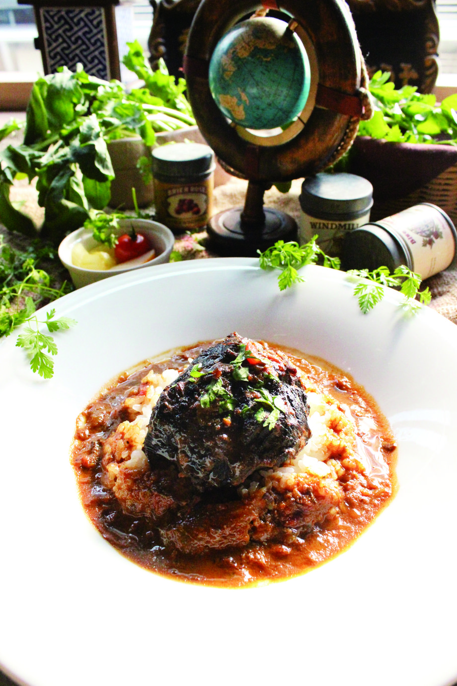 牛ホホ肉のカレー