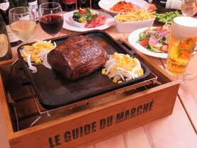 プラチナコース サーロイン&ランイチの食べ比べコース