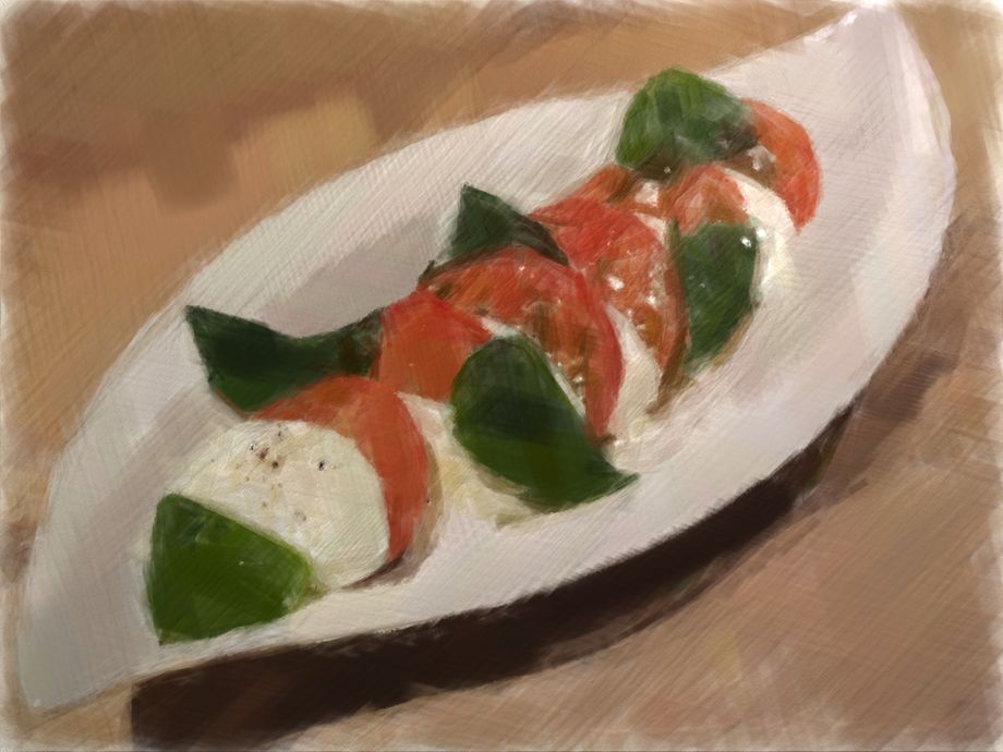 水牛モッツァレラのカプレーゼ 