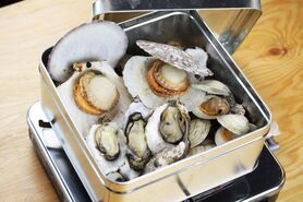 ★夏期間限定★【3時間飲み放題】日本酒20種類付き宴会飲み会＋80種類厳選ドリンク★数量限定★【海鮮ガンガン焼き宴会コース】8品【6000円⇒5000円】