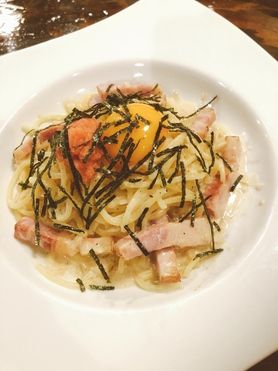 明太子カルボナーラ