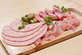 ３種の肉盛り（プロシュート、サラミ、ボローニャソーセージ）