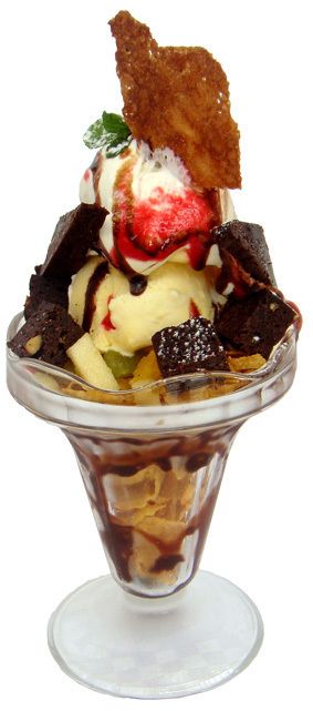 チョコレートパフェ