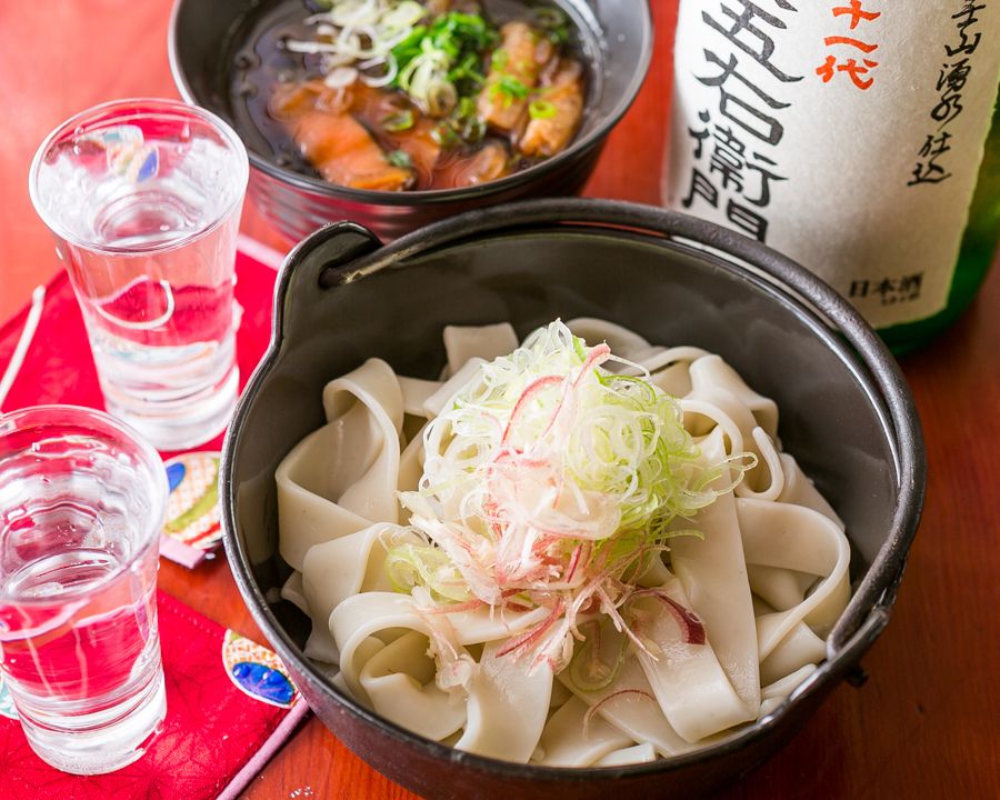 おざら 冷やしほうとう（1080円）