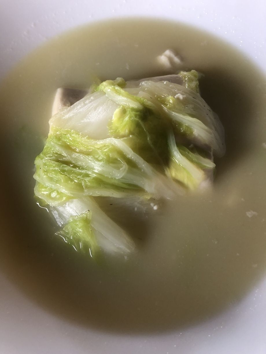 豆腐と白菜のトロトロ煮込み