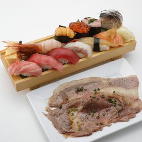 超豪華食べづくしセット Luxurious Sushi Combo