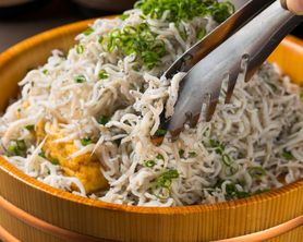 しらすぶっかけ出し巻き玉子