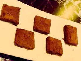 自家製の生チョコ