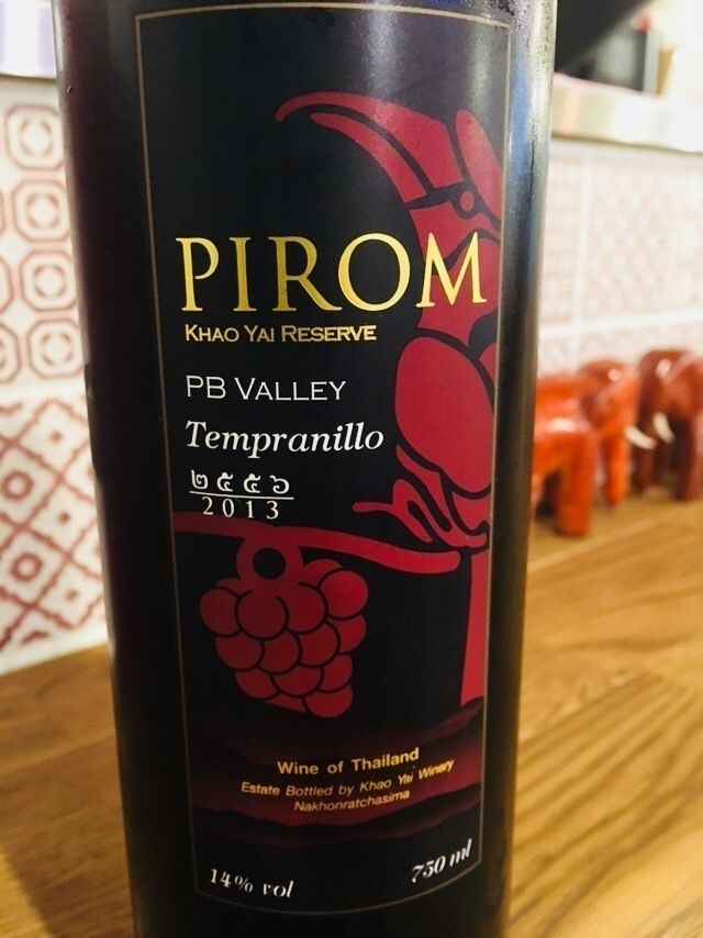 ピロム・カオヤイリザーブ テンプラリーリョ（¥5980）