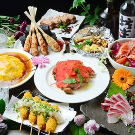 【坊主コース】3480円５時間飲み放題付！8名様以上でお得に《個室/飲み放題/デート》