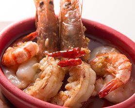 特製3種の海老アヒージョ