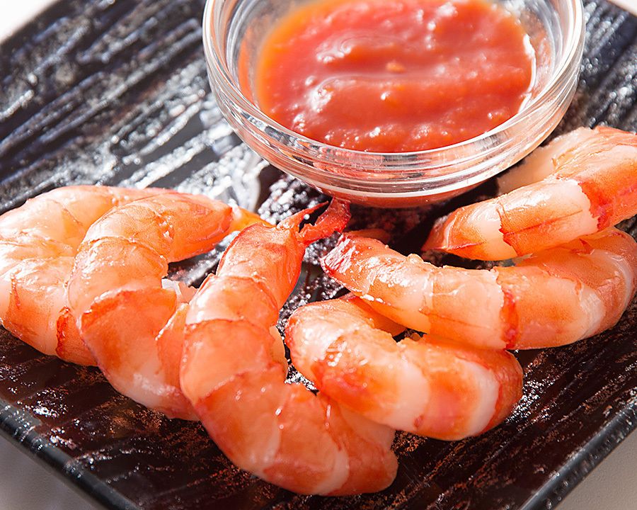 エビカクテル　～ピリ辛トマトソース～（580円）