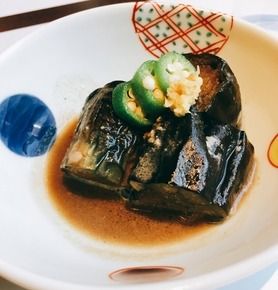 茄子の鮎煮   