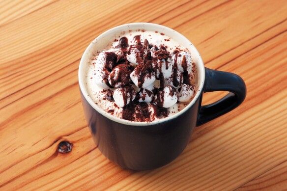 カフェモカ　マシュマロ