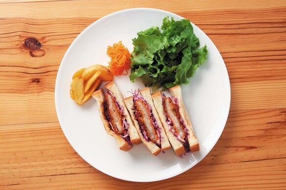 三元豚のジューシーカツサンド