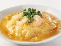 エビ玉あんかけチャーハン