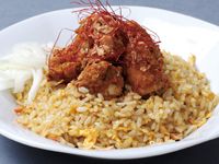 カレー唐揚げチャーハン