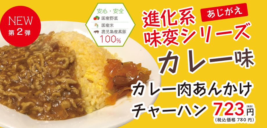 【期間限定】カレー肉あんかけチャーハン