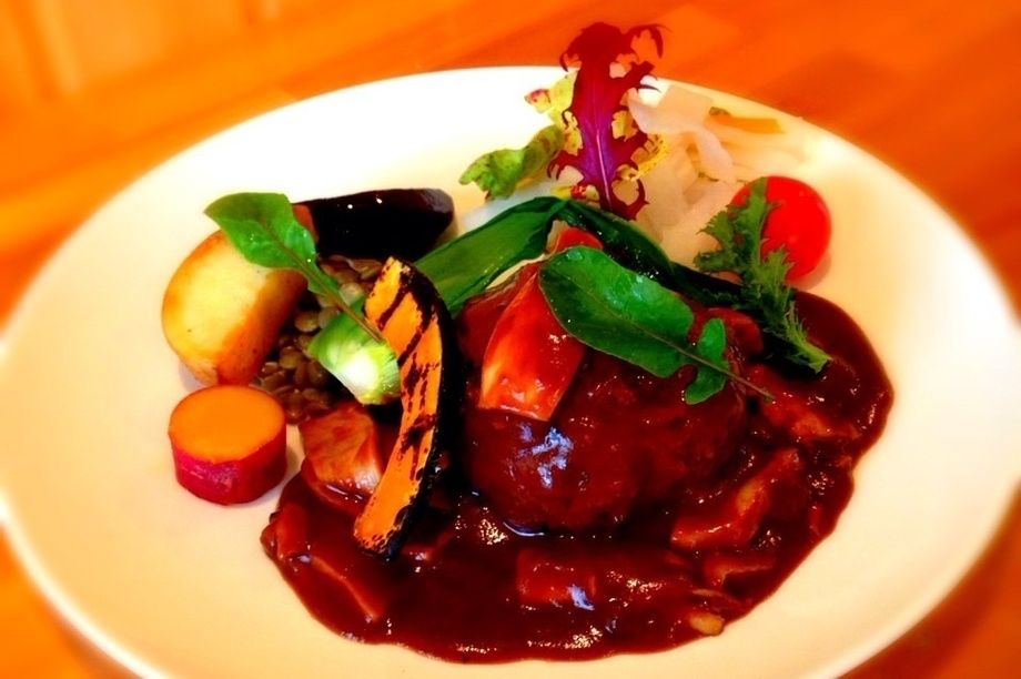 ハンバーグランチ 木の子デミグラスソース