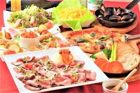 ★[ディナーコース③]2名様～彩り野菜のチーズラクレットとローストビーフシェアコース[お祝い対応]