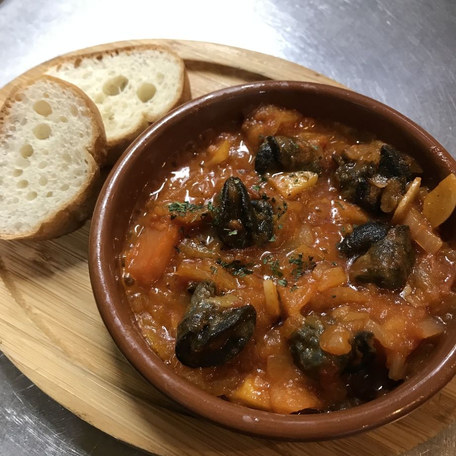 エスカルゴの辛口ソース