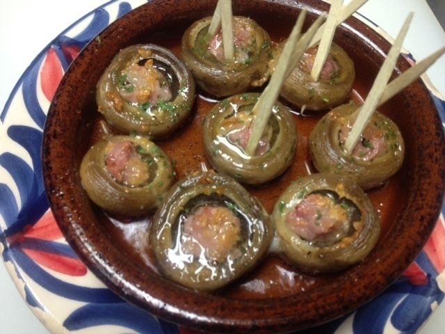 マッシュルームの生ハム詰め（￥950）