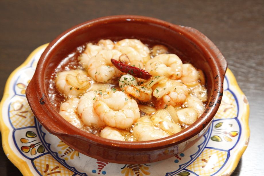 海老のアヒージョ（￥950）