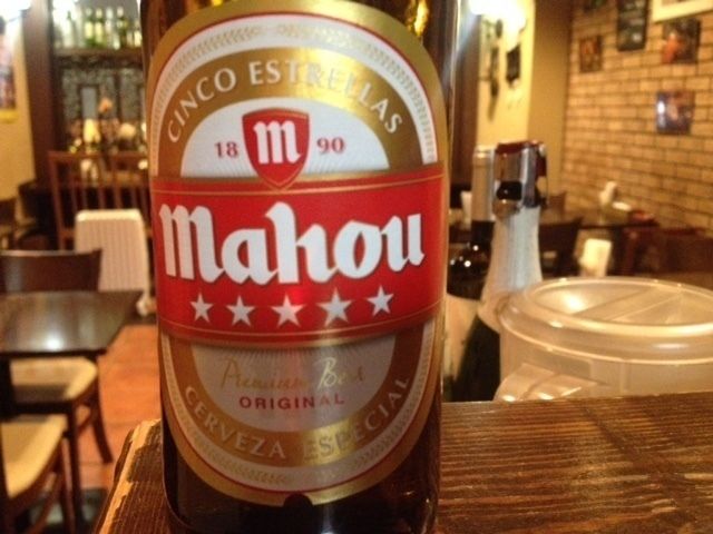 マオウ(スペインビール)（￥700）