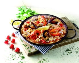 名物！魚介のパエリア / Seafood Paella