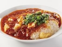麻婆豆腐あんかけチャーハン